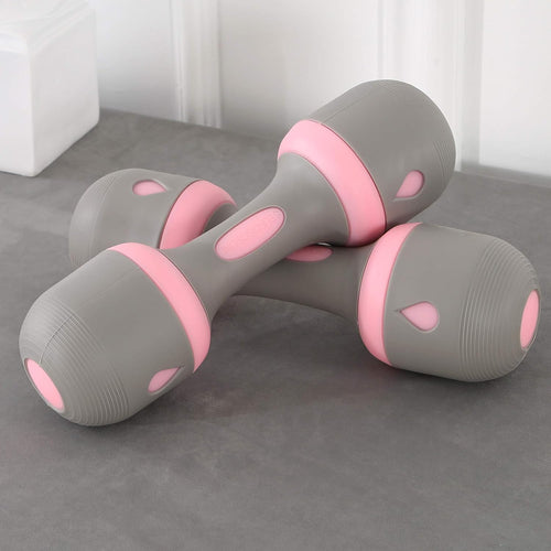 Dumbbell Set, Weight Adjustable, No-Screw Needed, Fitness Home Exercise