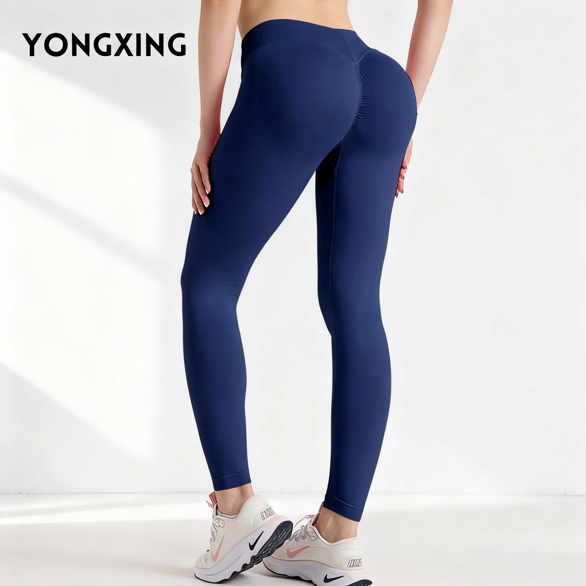Women's High-Waist Yoga Pants – V-Cut Butt-Lifting Stretch Fitness Leggings
