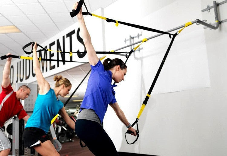 TRX-Style Home Suspension Trainer – Door Hanging Resistance Band Set
