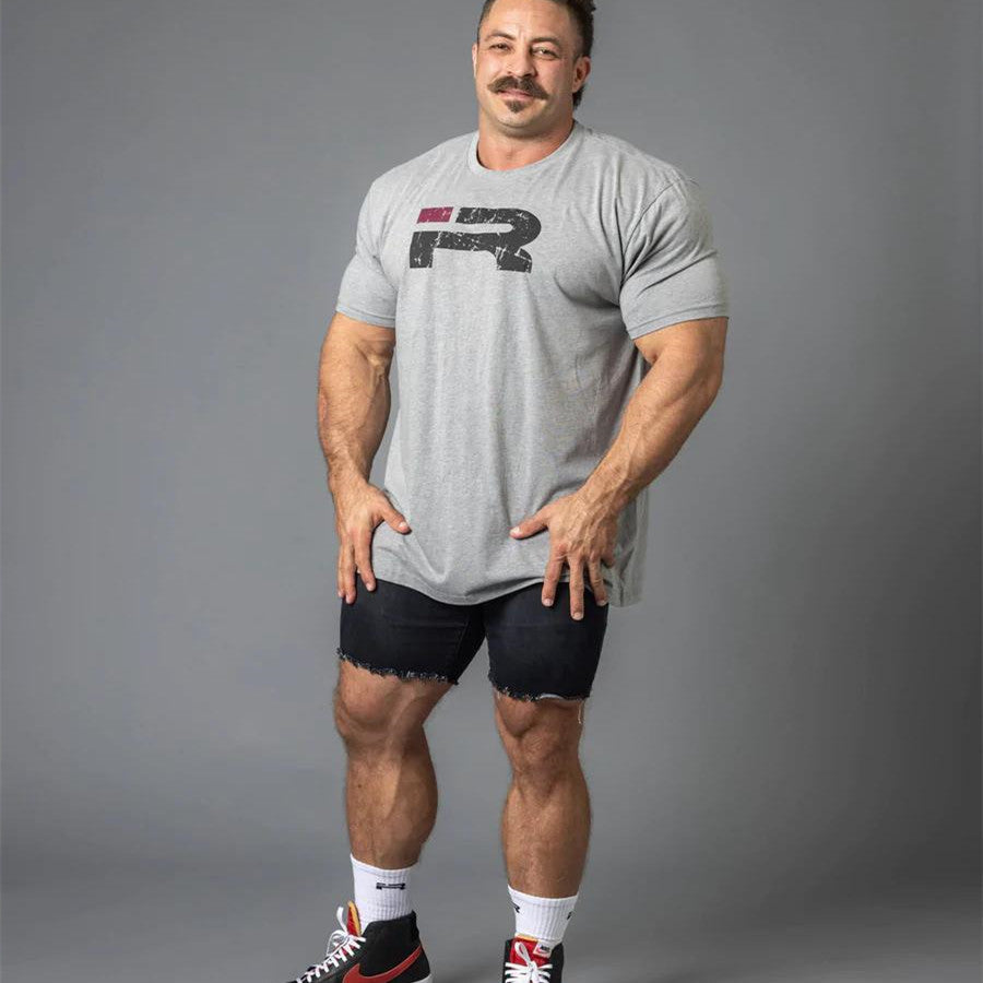 Men's Fitness T-Shirt – Loose Fit Breathable Sports Gym & Running Top