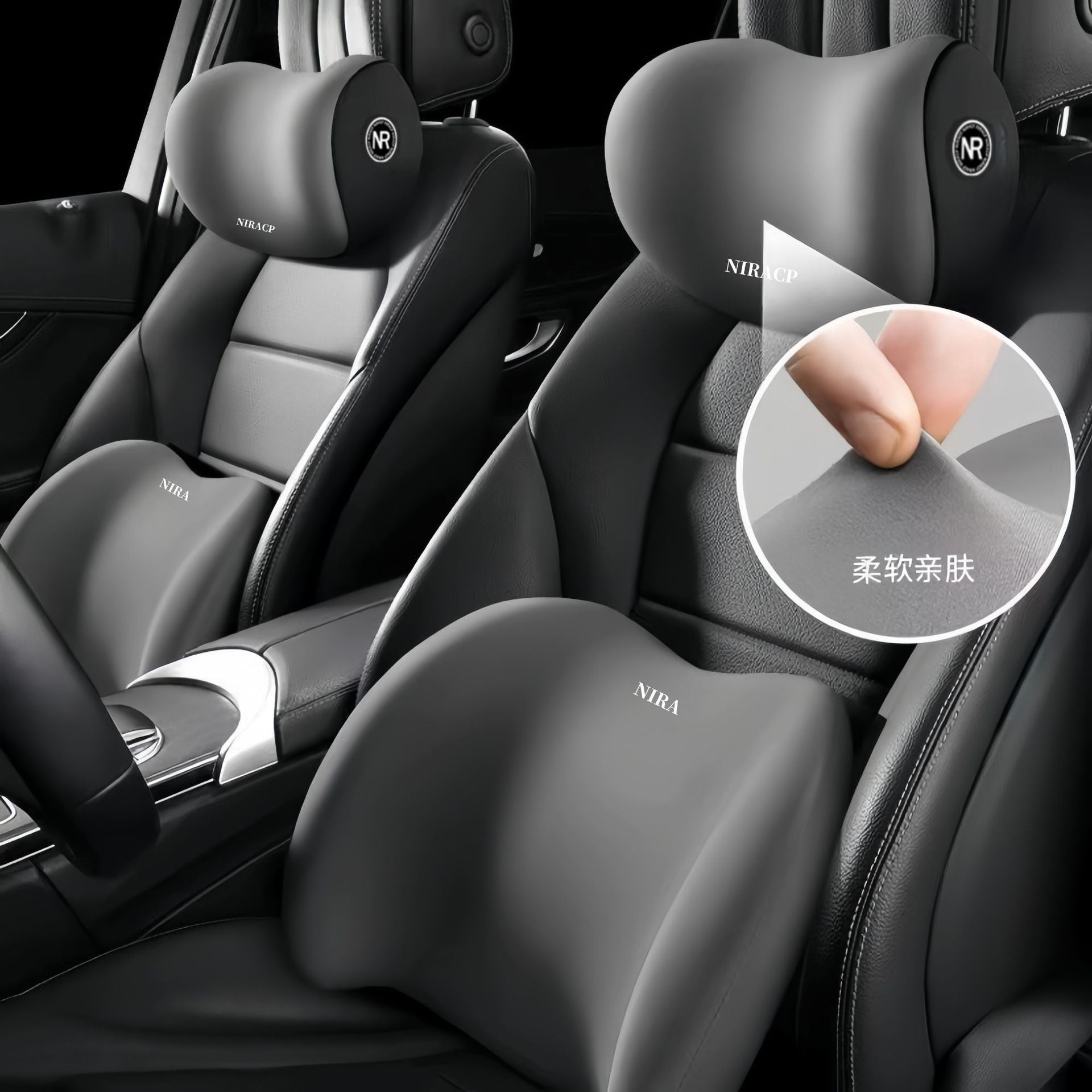 Car Waist Shoulder Pillow Car Pillow Seat Cushions