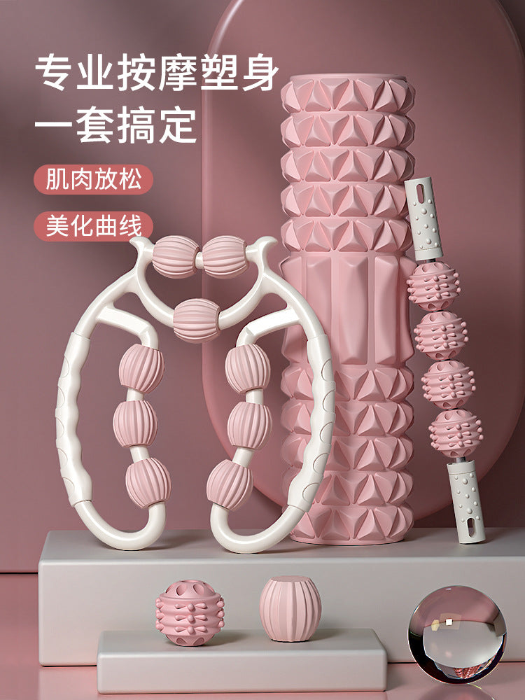 Leg Massage Roller Clamp – Nine-Wheel Muscle Relaxer for Legs & Calves