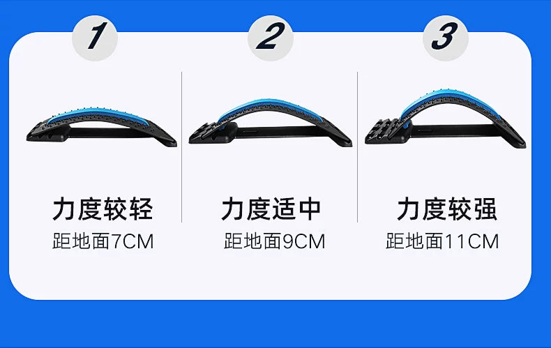 Lumbar Massager – Back Pain Relief & Stretching Traction Device