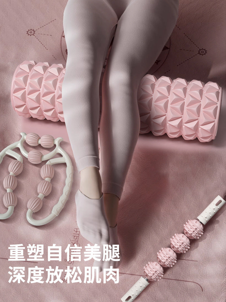Leg Massage Roller Clamp – Nine-Wheel Muscle Relaxer for Legs & Calves