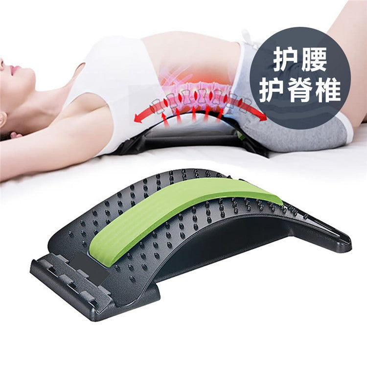 Lumbar Massager – Back Pain Relief & Stretching Traction Device