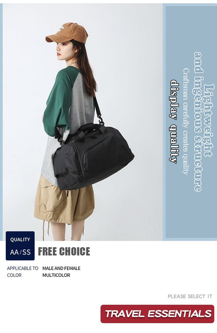 Sports Gym Bag – Large Capacity Dry & Wet Separation Travel & Fitness Bag