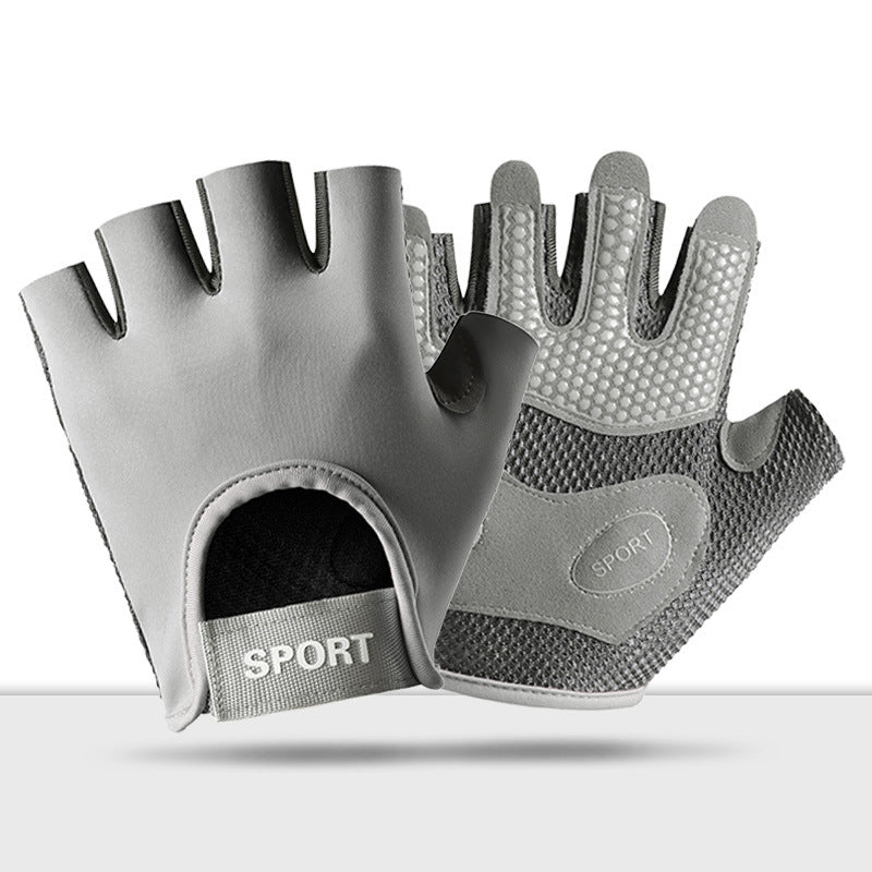 Women's Gym Gloves – Anti-Callus Half-Finger Gloves for Pull-Ups & Weight Training
