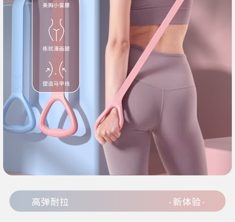 Figure-8 Resistance Band – TPE Shoulder & Back Stretching Rope for Women