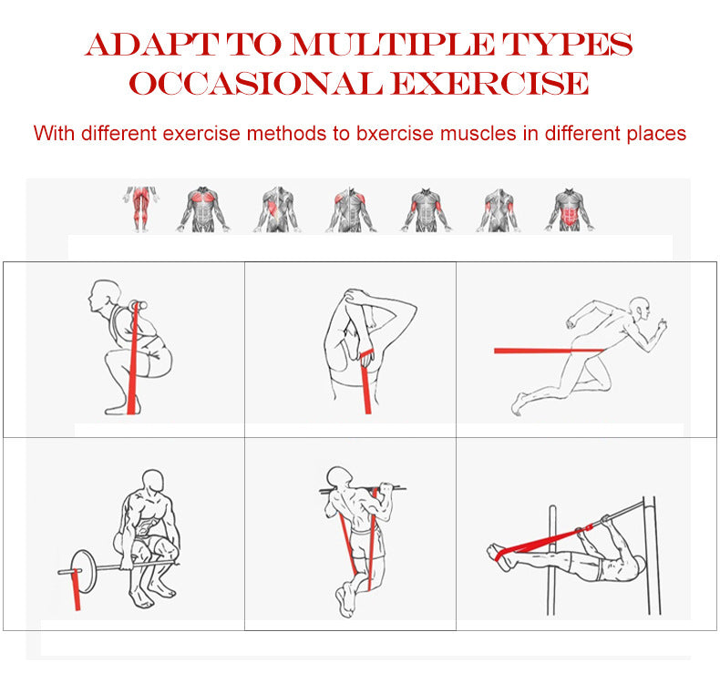 Loop Resistance Bands – Pull-Up Assist & Strength Training Elastic Bands