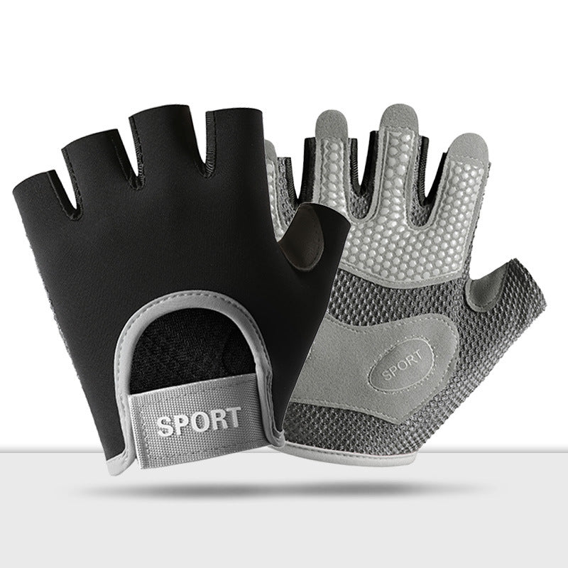 Women's Gym Gloves – Anti-Callus Half-Finger Gloves for Pull-Ups & Weight Training