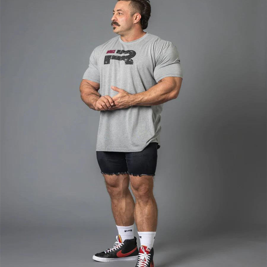 Men's Fitness T-Shirt – Loose Fit Breathable Sports Gym & Running Top