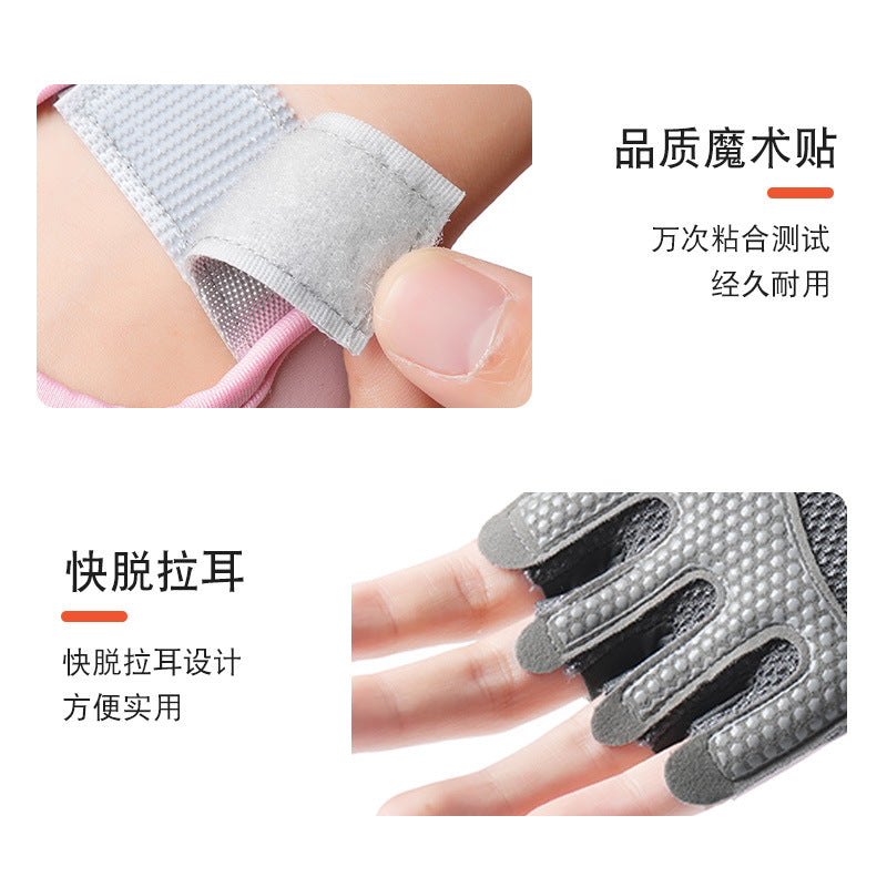 Women's Gym Gloves – Anti-Callus Half-Finger Gloves for Pull-Ups & Weight Training