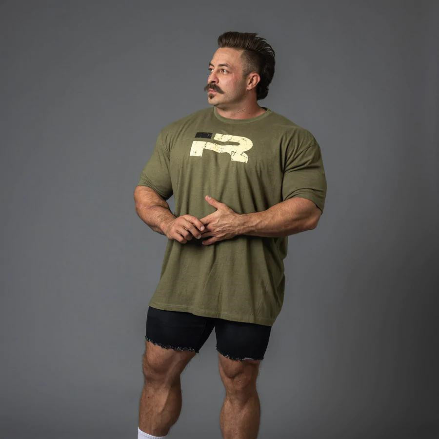 Men's Fitness T-Shirt – Loose Fit Breathable Sports Gym & Running Top