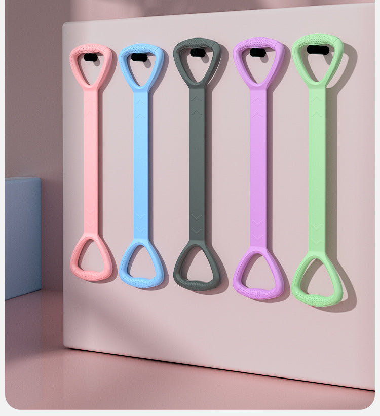 Figure-8 Resistance Band – TPE Shoulder & Back Stretching Rope for Women