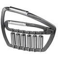 Solid Metal Hand Grip Dynamometer Hand Grip Strength Tester 165Lb Adjustable Grip Strength Trainer with 5 Heavy Duty Springs,Professional Forearm & Finger Exercise Equipment for Athletes,Gym & Home Workouts